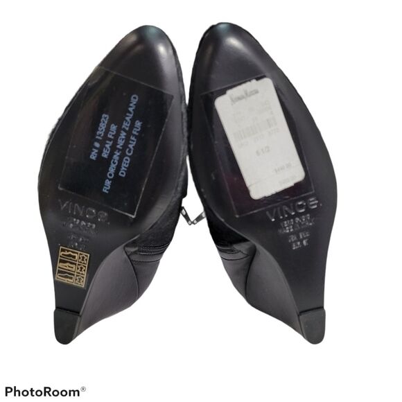 VINCE LANIE Calf Hair Wedge Boots SIZE 6.5 - Picture 10 of 15